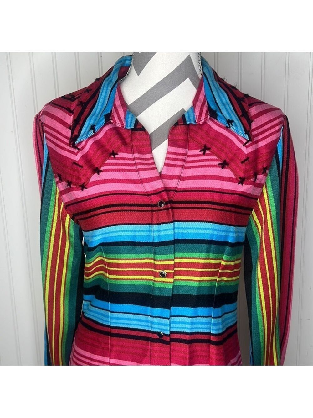 Roja Bamboo Wool Rainbow Tunic Size Small